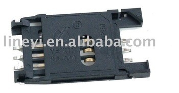 KF014 6 συνδετήρες καρτών ABS 500VDC ISO9001 SIM καρφιτσών