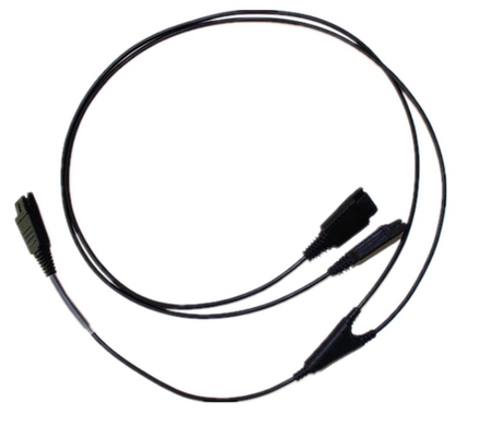 Συνδετήρας τμημάτων 4PIN καλωδίων ακουστικών με QD την κατοικία για το σύστημα ακουστικών ακουστικών