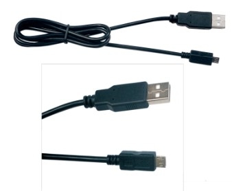 Γρήγορο λουρί καλωδίων καλωδίων χρέωσης μικροϋπολογιστών, 2 μαύρων μέτρα καλωδίων USB