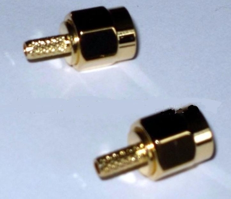 Μικροί ευθείς αρσενικοί συνδετήρες SMA RF για τον εξοπλισμό μικροκυμάτων